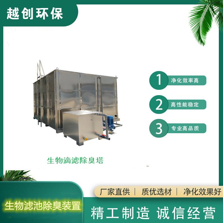生物除臭裝置 生物滴濾塔 生物濾池 不銹鋼生物除臭塔廠家