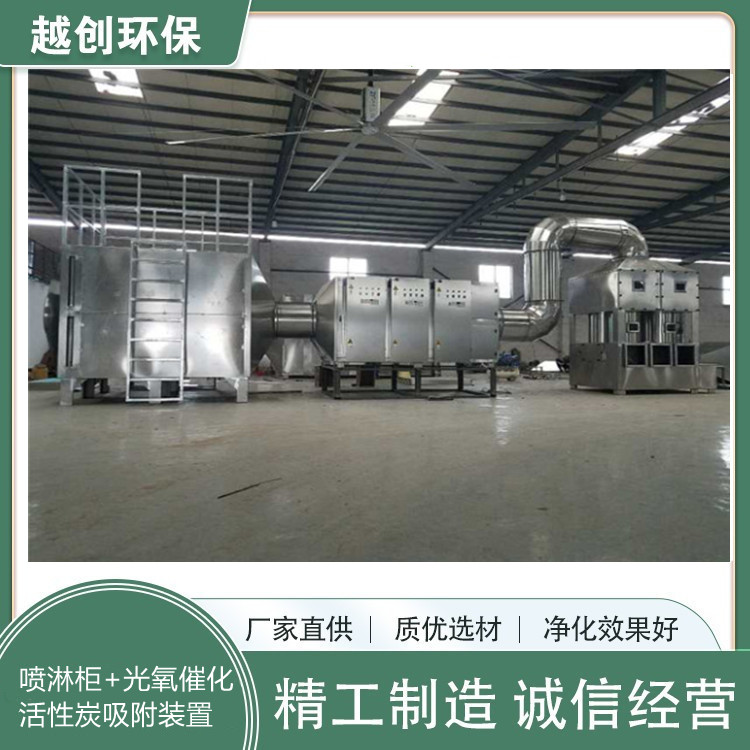 噴淋柜光氧催化活性炭吸附裝置廢氣處理復(fù)合一體化除臭設(shè)備